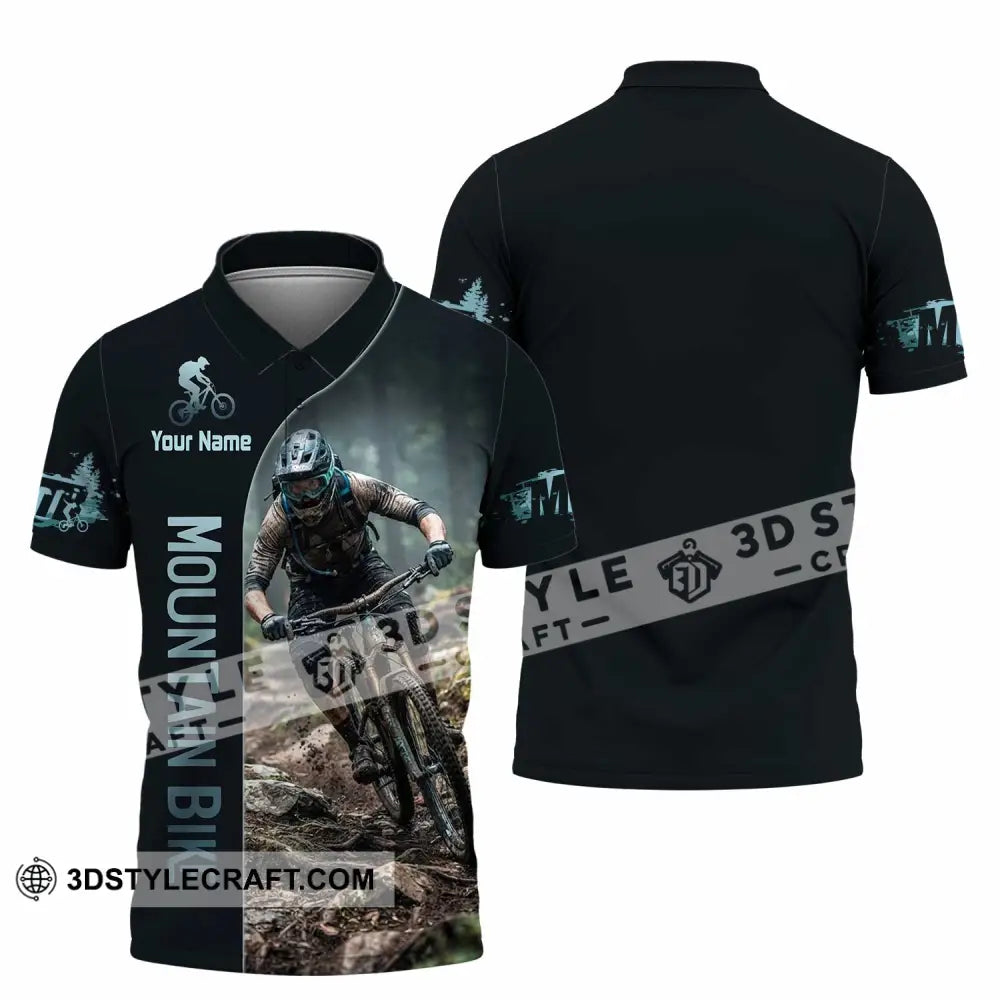 Unisex Shirt - Custom Mountain Bike Shirt - Polo Shirt / S - T-shirt
