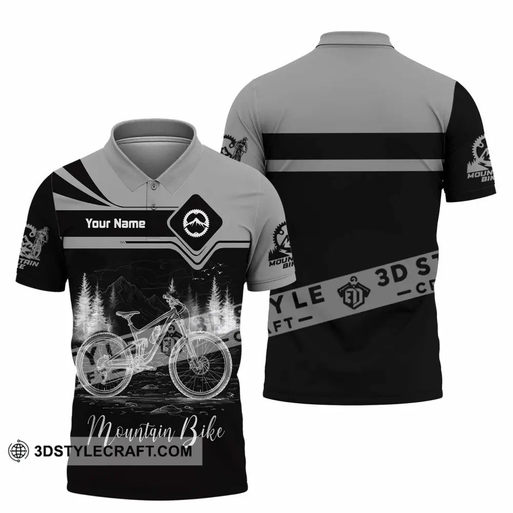 Unisex Shirt - Custom Mountain Bike Shirt - Polo Shirt / S - T-shirt
