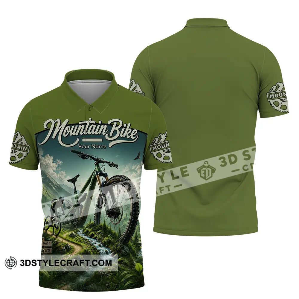 Unisex Shirt - Custom Mountain Bike Shirt - Polo Shirt / S - T-shirt