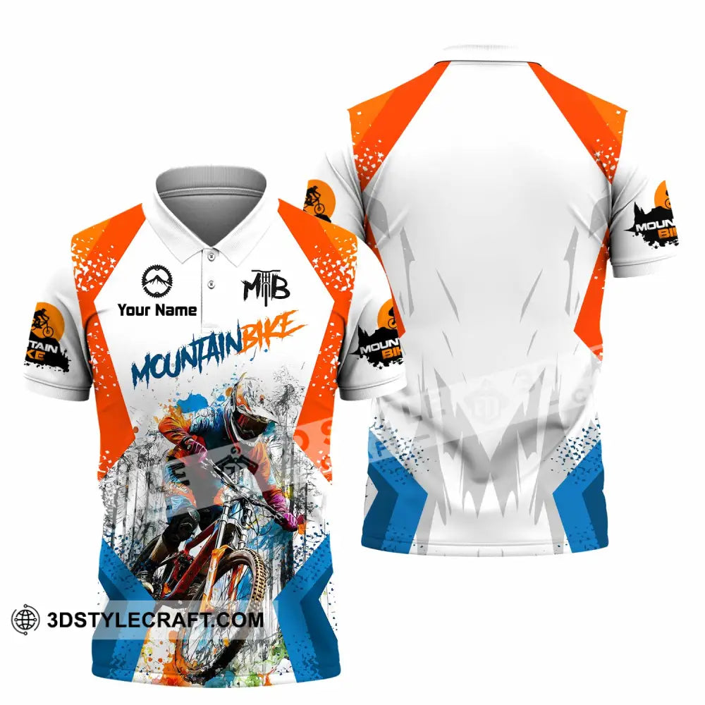 Unisex Shirt - Custom Mountain Bike Shirt - Polo Shirt / S - T-shirt