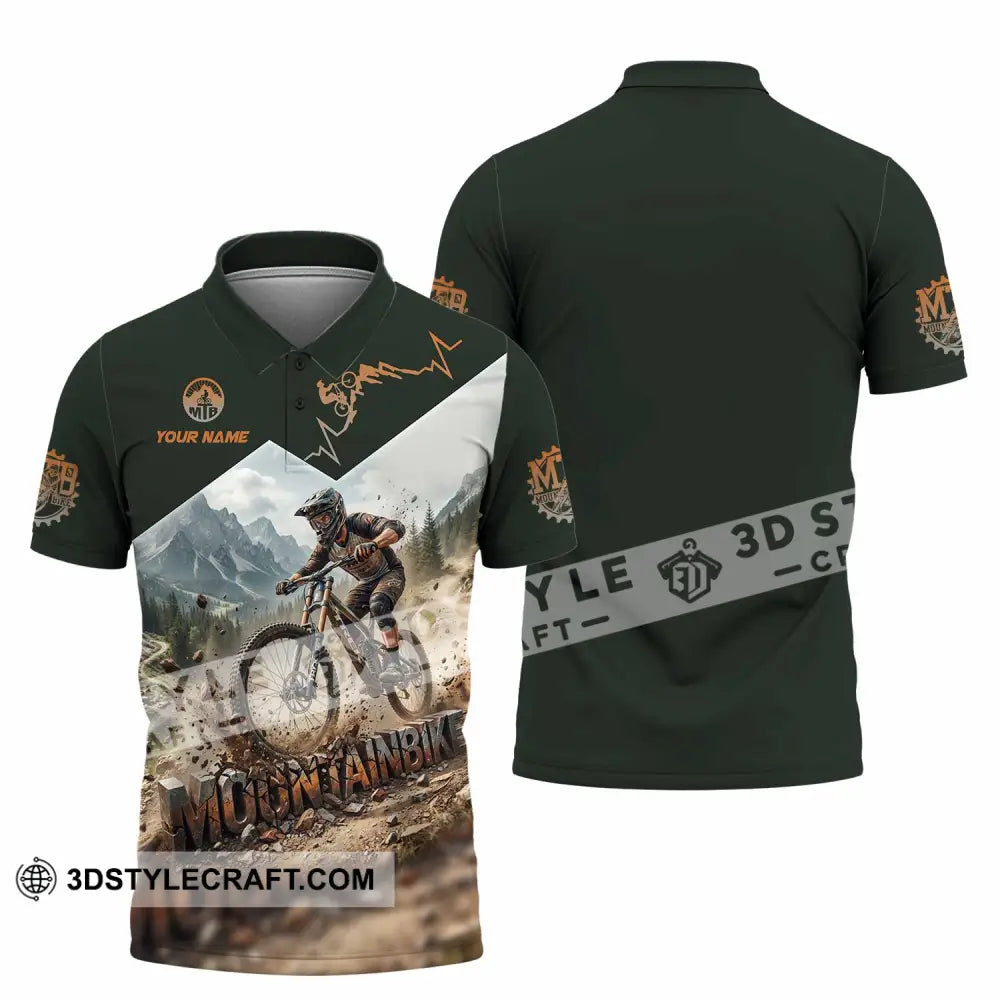 Unisex Shirt - Custom Mountain Bike Shirt - Polo Shirt / S - T-shirt