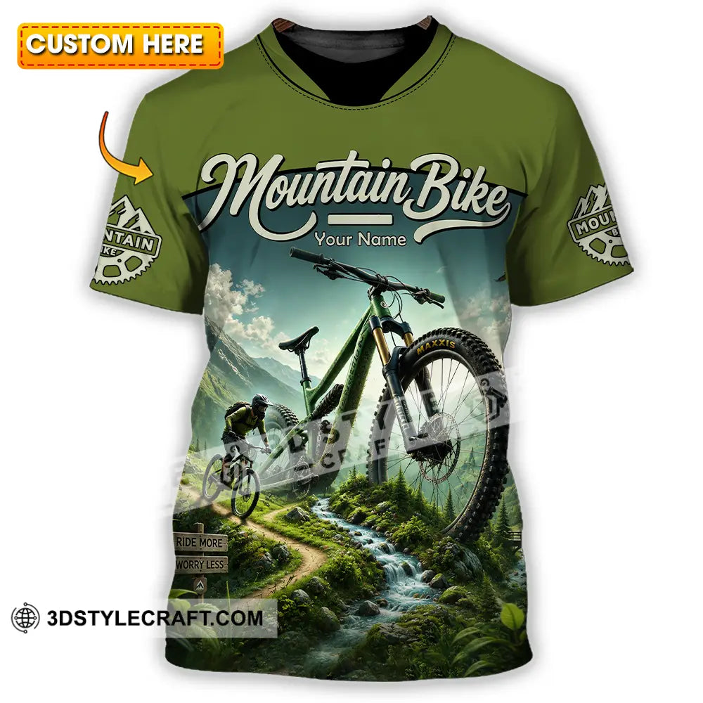 Unisex Shirt - Custom Mountain Bike Shirt - T-shirt