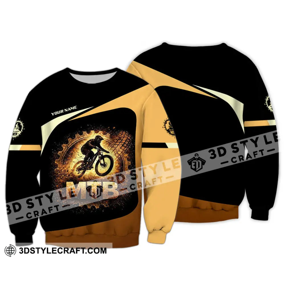 Unisex Shirt - Custom MTB Mountain Bike 3D Shirt Long Sleeve / S T-shirt