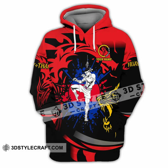 Unisex Shirt - Custom Muay Thai 3D Shirt style option 4