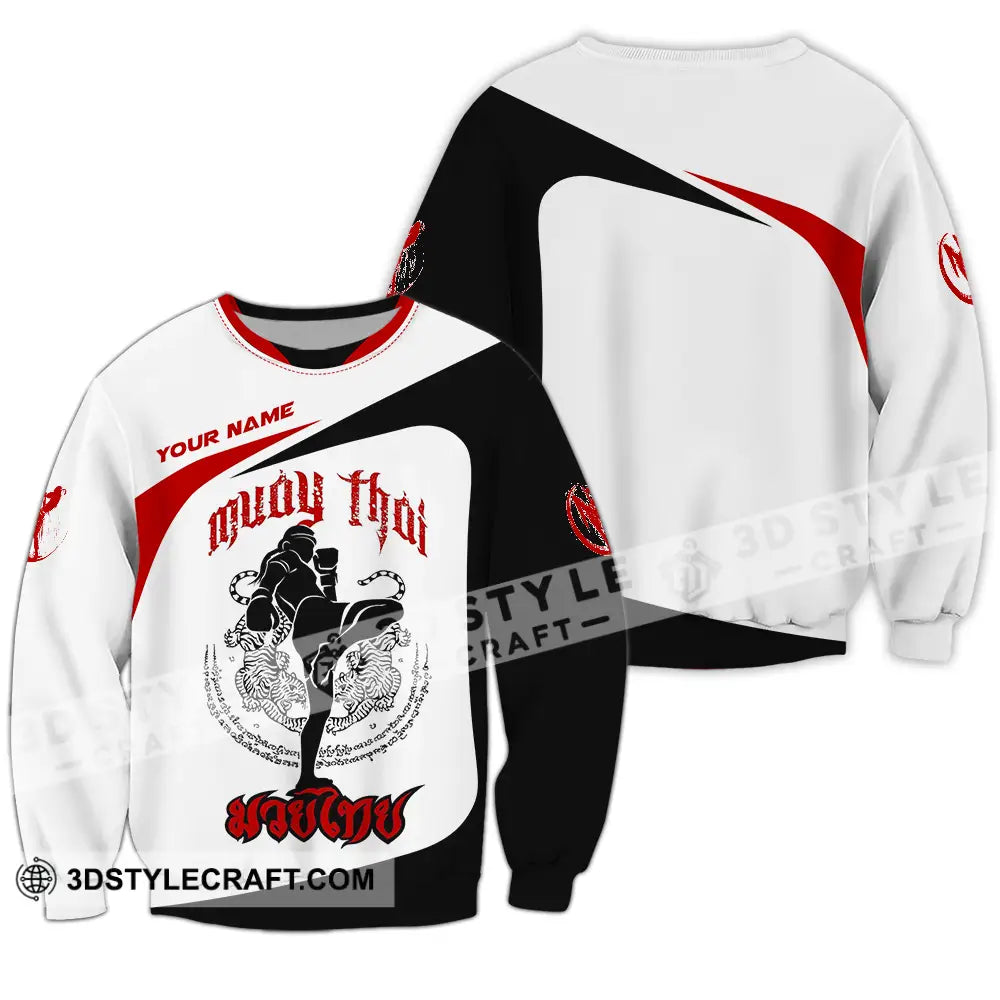 Unisex Shirt - Custom Muay Thai 3D Shirt Long Sleeve / S T-shirt