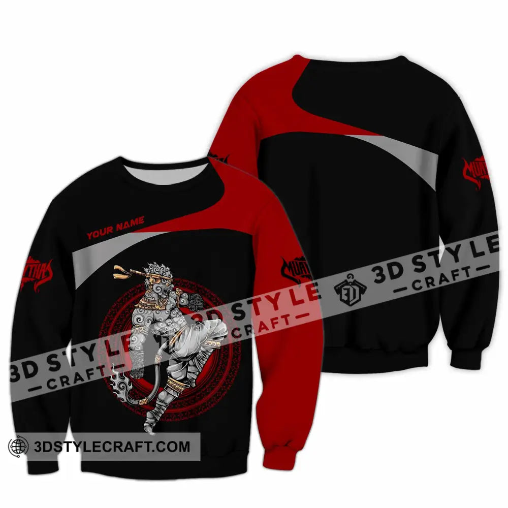 Unisex Shirt - Custom Muay Thai 3D Shirt Long Sleeve / S T-shirt