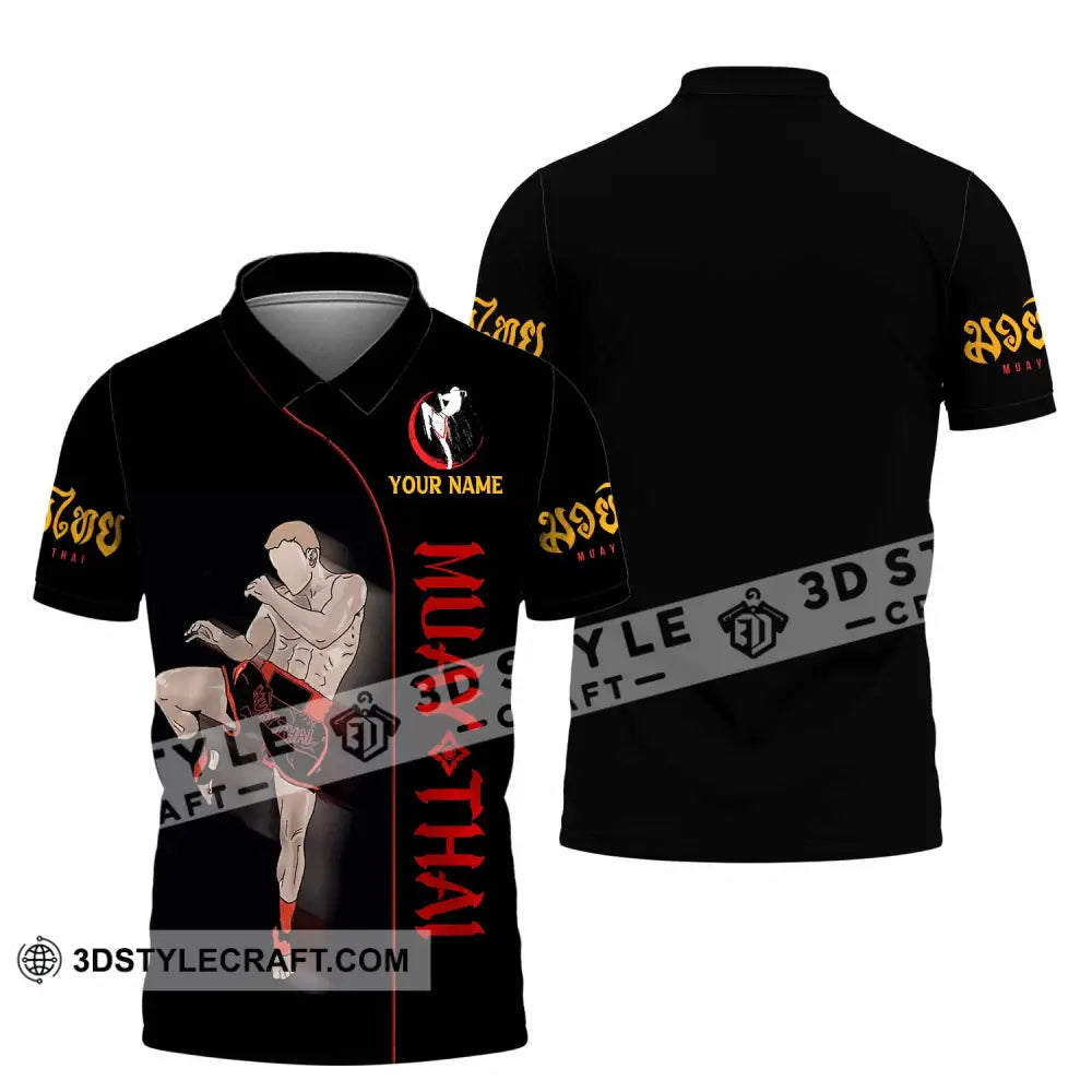 Unisex Shirt - Custom Muay Thai 3D Shirt Polo Shirt / S T-shirt