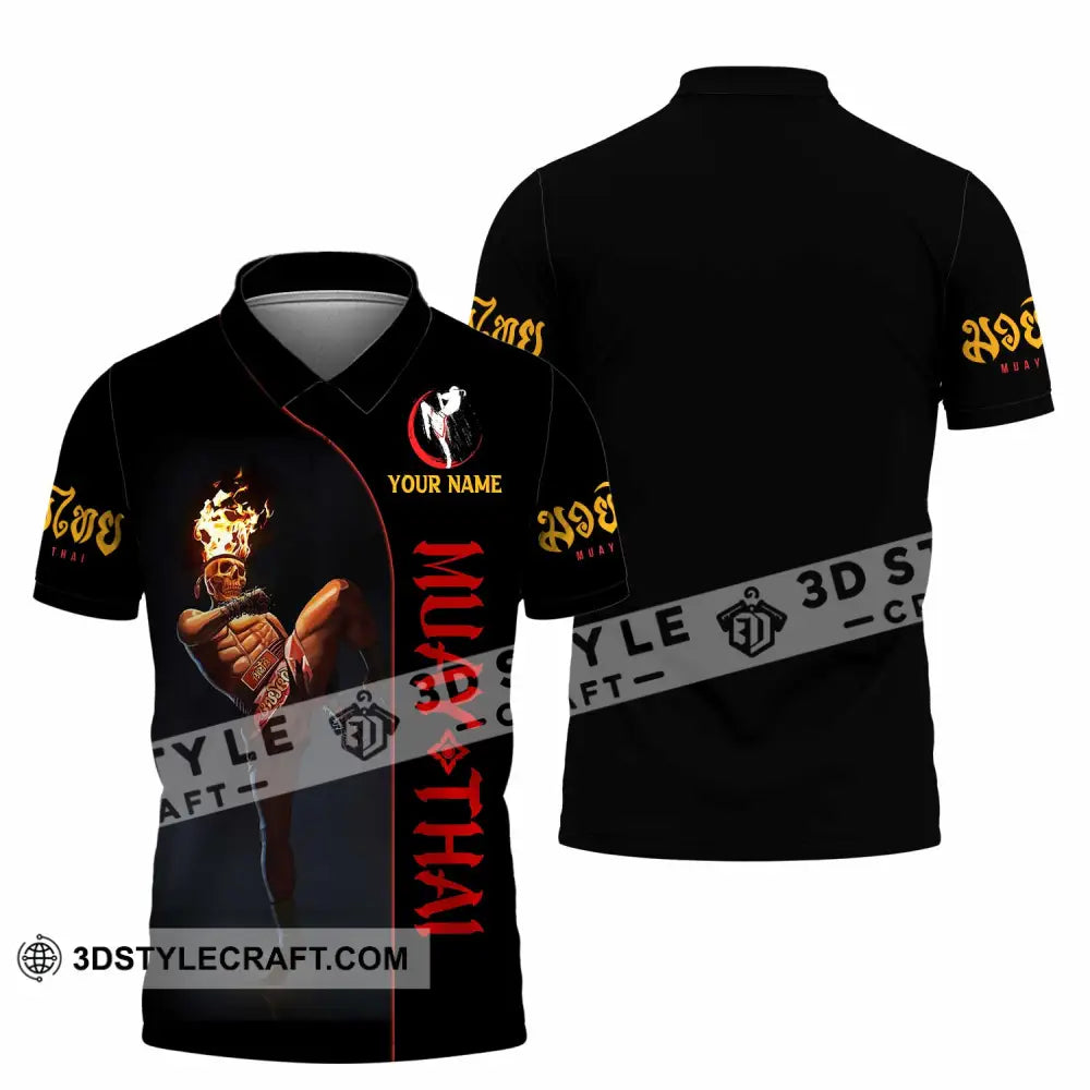 Unisex Shirt - Custom Muay Thai 3D Shirt Polo Shirt / S T-shirt