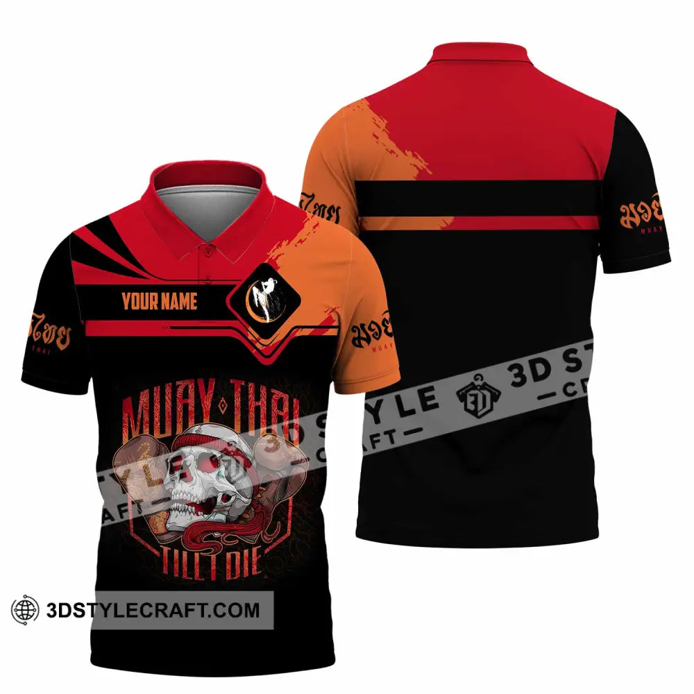 Unisex Shirt - Custom Muay Thai 3D Shirt Polo Shirt / S T-shirt