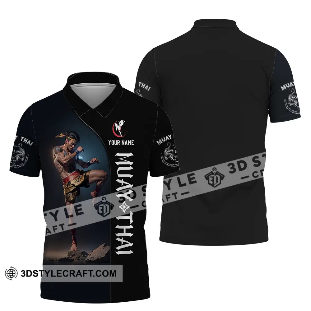 Unisex Shirt - Custom Muay Thai 3D Shirt Polo Shirt / S T-shirt