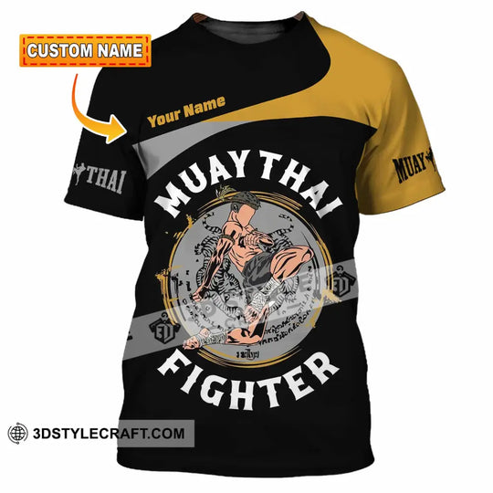 Unisex Shirt - Custom Muay Thai 3D Shirt style option 1