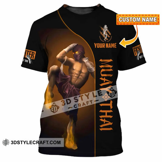 Unisex Shirt - Custom Muay Thai 3D Shirt - T-shirt