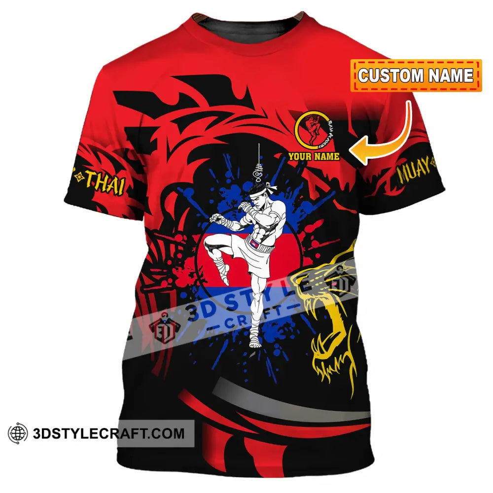 Unisex Shirt - Custom Muay Thai 3D Shirt T-shirt