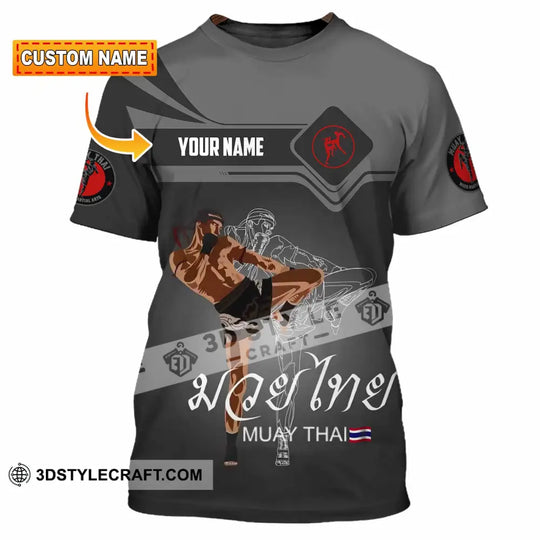 Unisex Shirt - Custom Muay Thai 3D Shirt style option 1