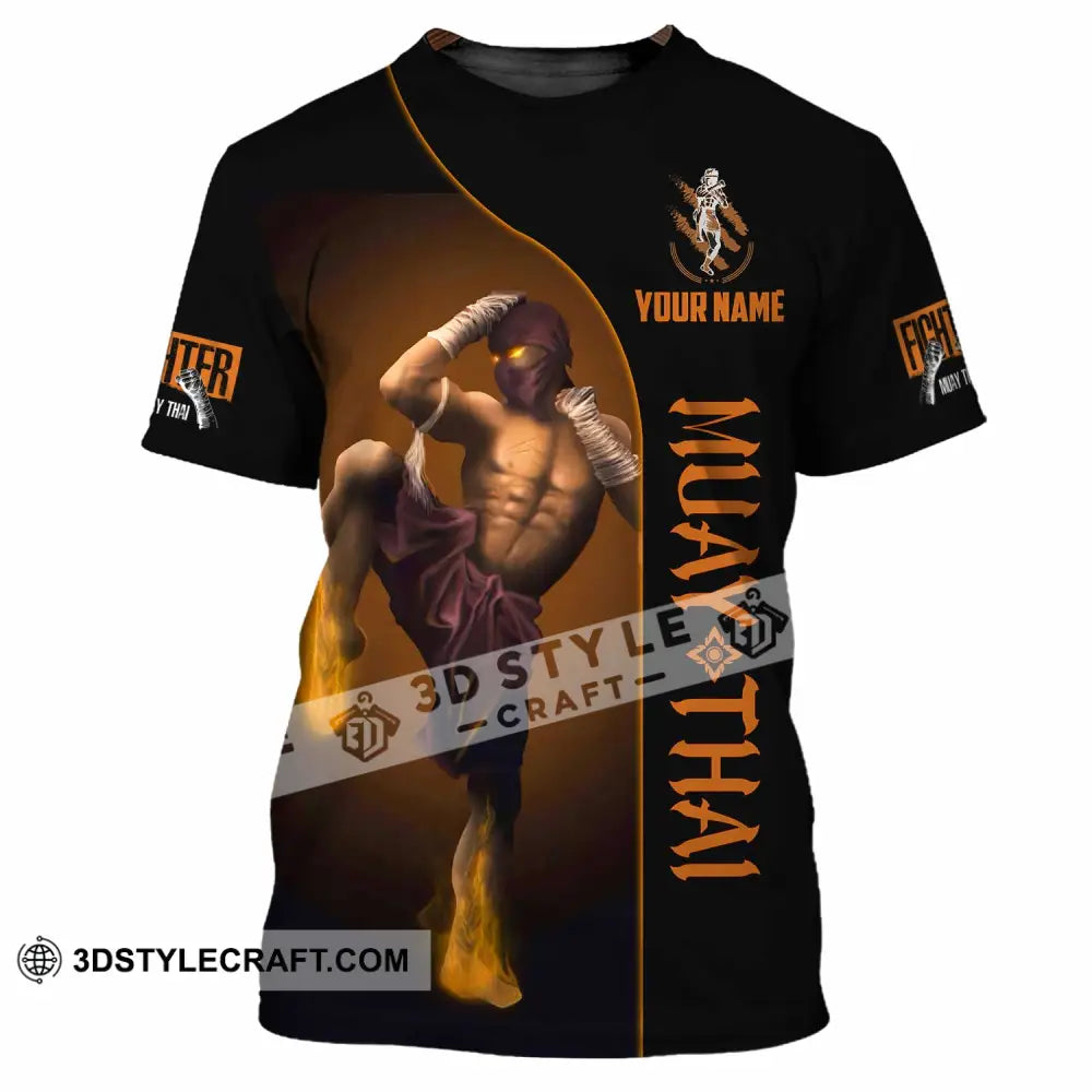 Unisex Shirt - Custom Muay Thai 3D Shirt - T-Shirt / S - T-shirt