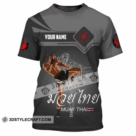 Unisex Shirt - Custom Muay Thai 3D Shirt style option 2