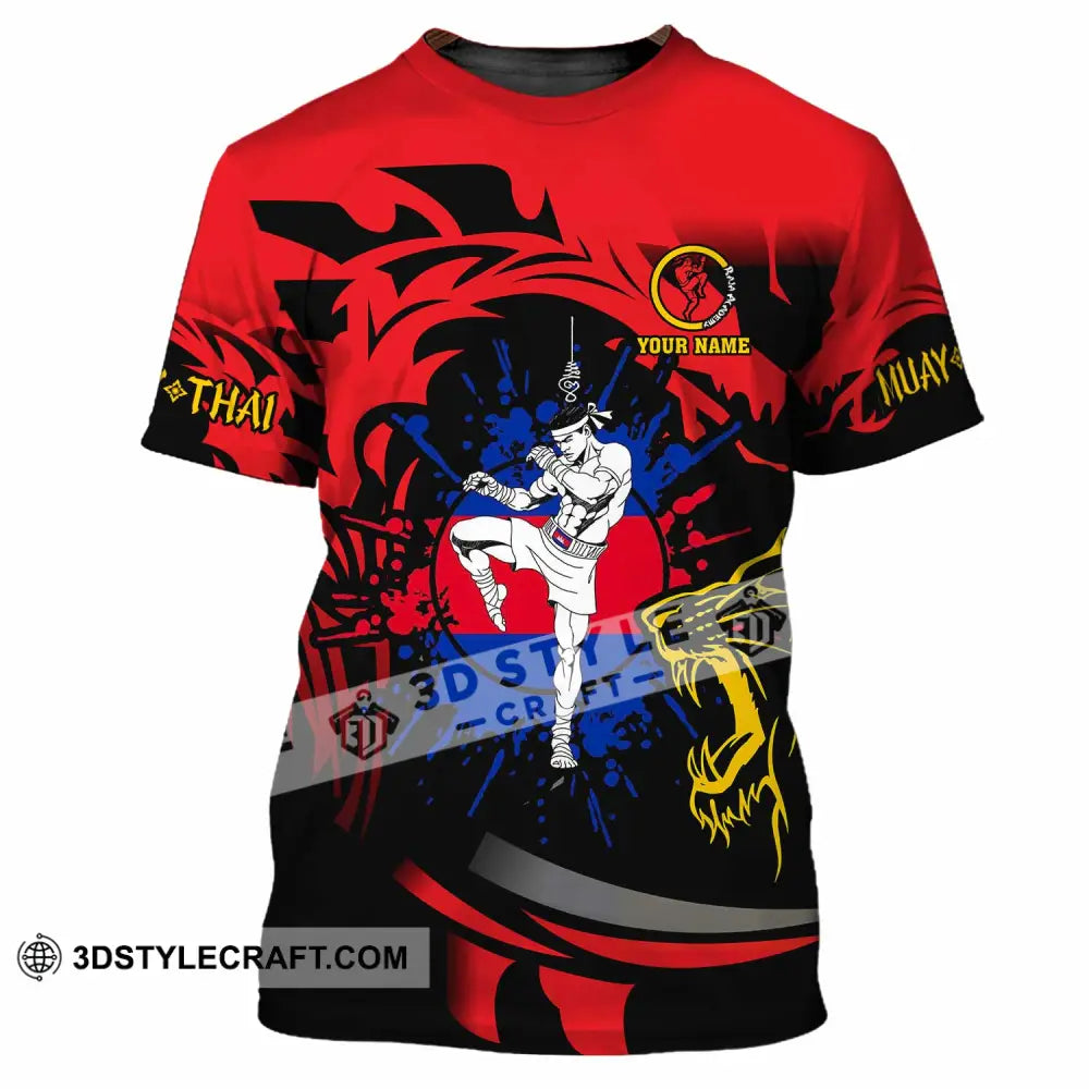 Unisex Shirt - Custom Muay Thai 3D Shirt T-Shirt / S T-shirt
