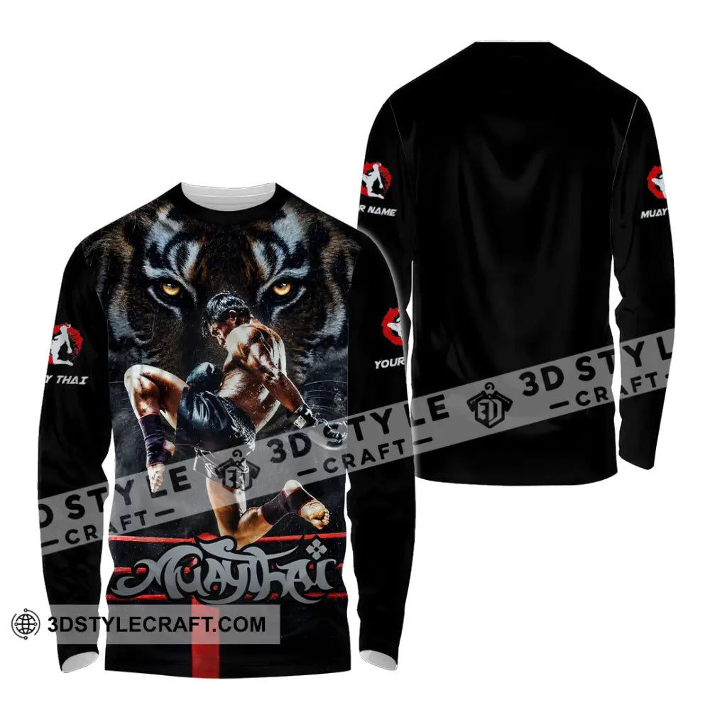 Unisex Shirt - Custom Muay Thai Shirt - Long Sleeve Shirt / S - T-shirt