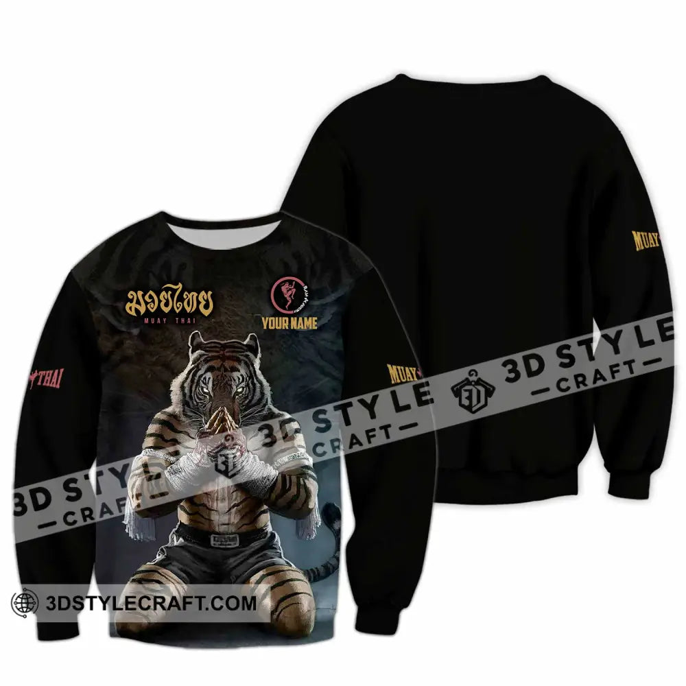 Unisex Shirt - Custom Muay Thai Lover Sport Shirt Long Sleeve / S T-shirt
