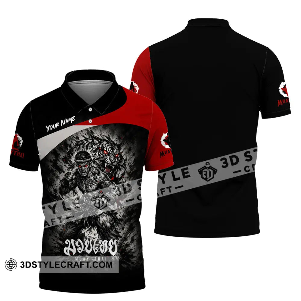 Unisex Shirt - Custom Muay Thai Shirt - Polo Shirt / S - T-shirt