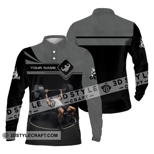 Unisex Shirt - Custom Muscular Man, Weightlifting, Sports Shirt style option 3