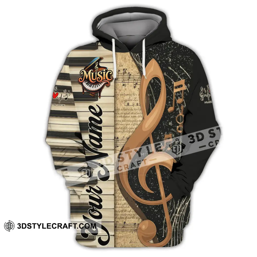 Unisex Shirt - Custom Music 3D Shirt Hoodie / S T-shirt
