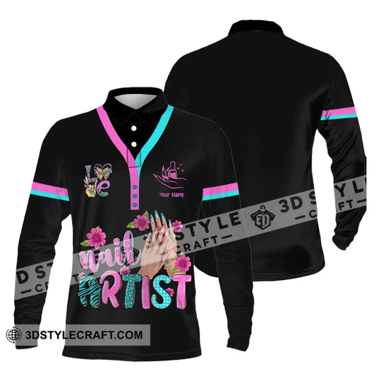 Unisex Shirt - Custom Nails Artist Shirt style option 4