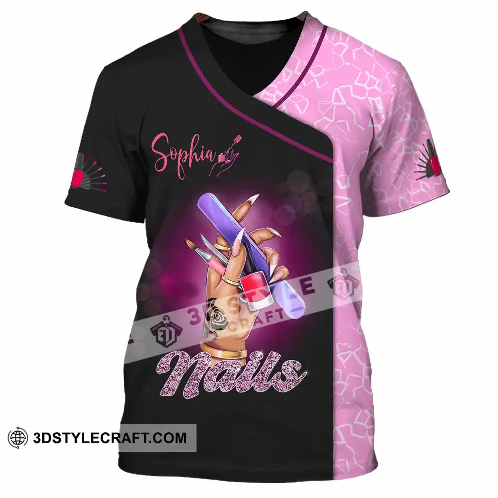 Unisex Shirt - Custom Nails Lover Shirt T-Shirt / S T-shirt