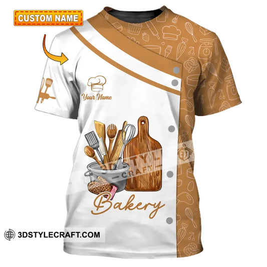 Unisex Shirt - Custom Name 3D Bakery T-Shirt