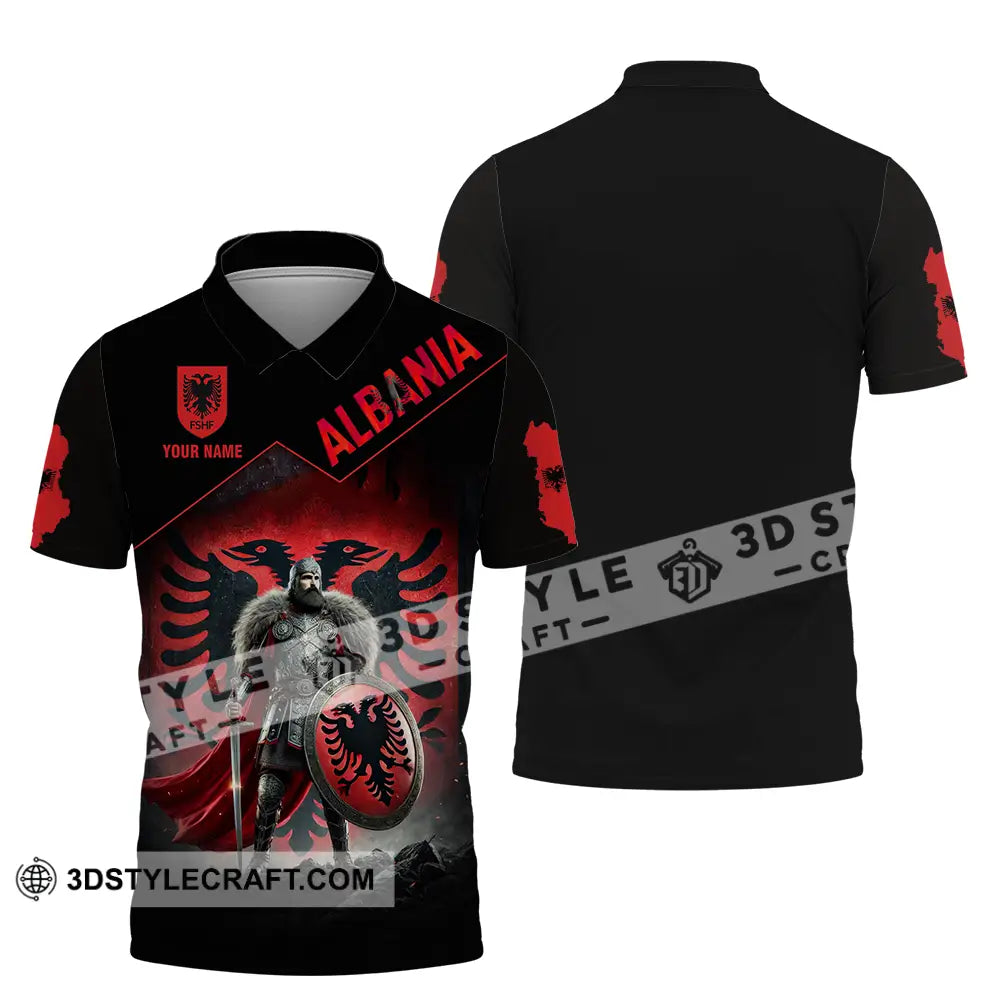 Unisex Shirt - Custom Name Abania Polo / S T-Shirt