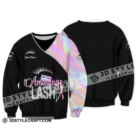 Unisex Shirt - Custom Name Shirt Amazing Lash style option 4