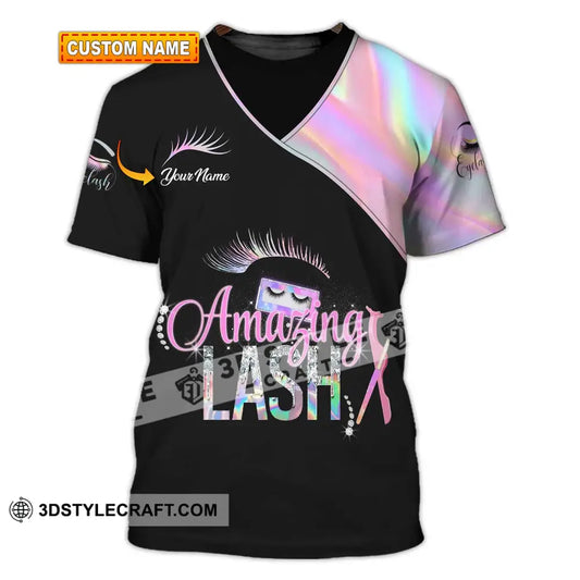 Unisex Shirt - Custom Name Amazing Lash T-Shirt