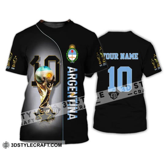 Unisex Shirt, Custom Name and Number Argentina Shirt, Argentina T-Shirt, Argentina Lover Gift style option 2