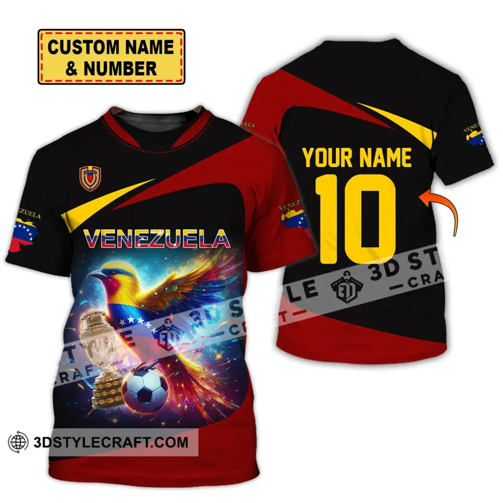 Unisex Shirt - Custom Name And Number Copa 2024 Cup Sport Venezuela Team T-Shirt