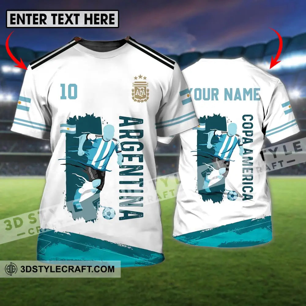 Unisex Shirt - Custom Name And Number Copa America Argentina T-Shirt