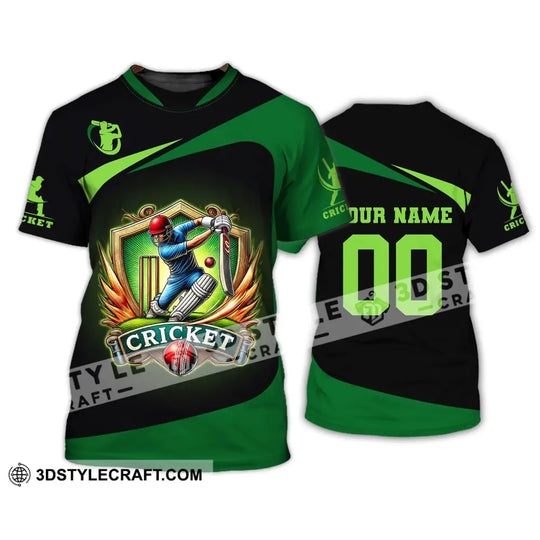 Unisex Shirt, Custom Name and Number Cricket Shirt, Cricket Lover Hoodie Shirt Polo Long Sleeve, Gift for Cricket Players style option 2