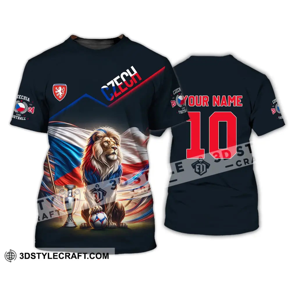 Unisex Shirt - Custom Name And Number Czech National Team Lover T-Shirt / S T-Shirt