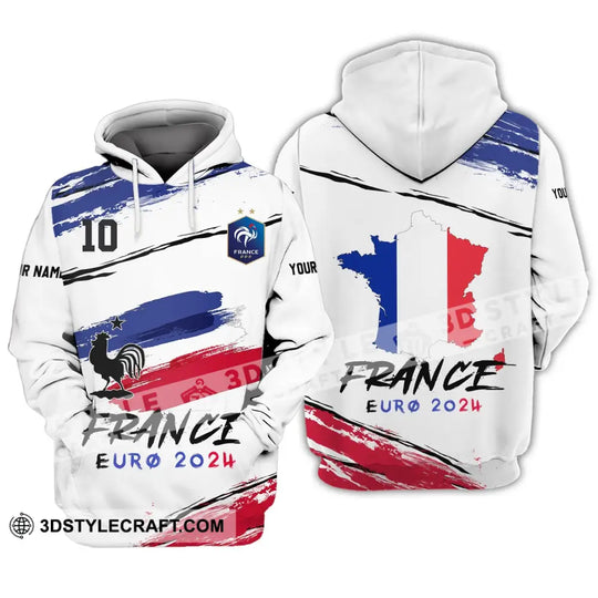 Unisex Shirt - Custom Name And Number Shirt, Euro 2024 France style option 2