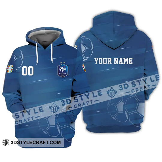 Unisex Shirt - Custom Name And Number, Euro 2024 Shirt, France National Team style option 2