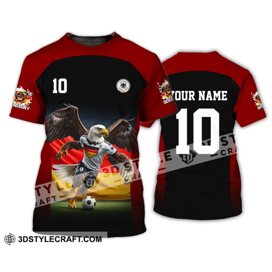 Unisex Shirt - Custom Name And Number Euro 2024 German Eagle T-Shirt / S T-Shirt