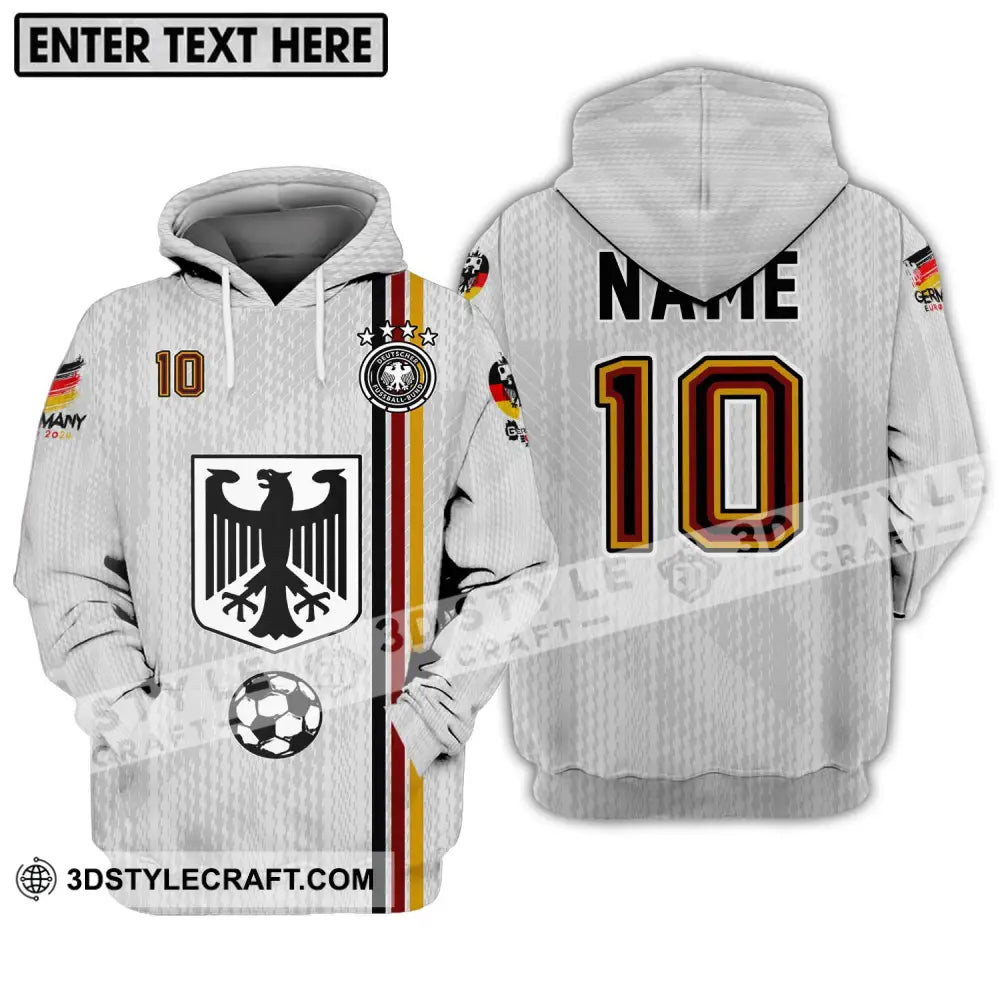 Unisex Shirt - Custom Name And Number Euro 2024 German Hoodie / S T-Shirt