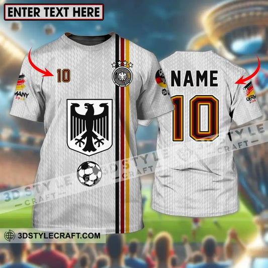 Unisex Shirt - Custom Name And Number Euro 2024 German T-Shirt