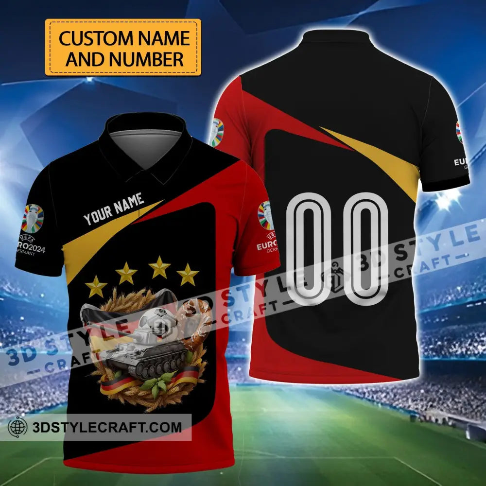 Unisex Shirt - Custom Name And Number Euro 2024 Germany National Team T-Shirt