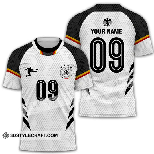 Unisex Shirt - Custom Name And Number, Euro 2024 Shirt Germany style option 3