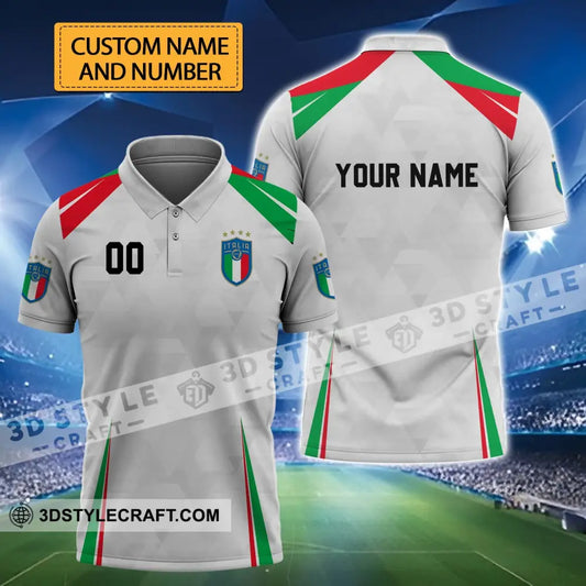 Unisex Shirt - Custom Name And Number Euro 2024 Italia Team T-Shirt