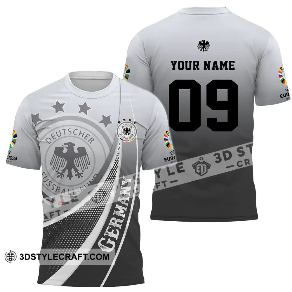 Unisex Shirt - Custom Name And Number Euro 2024 National Team Germany Deutsche T-Shirt / S T-Shirt