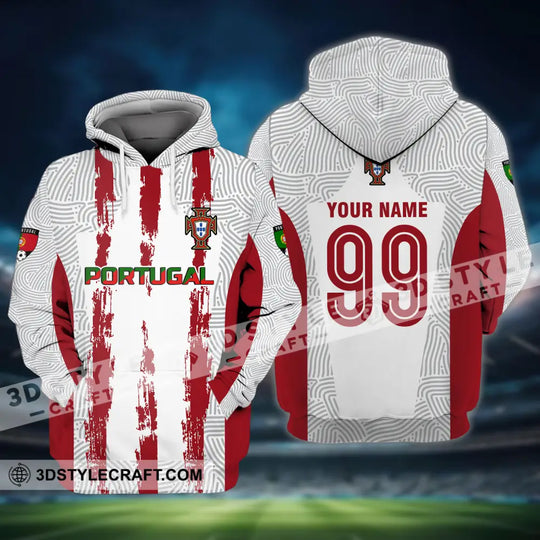 Unisex Shirt - Custom Name And Number Shirt, Euro 2024 Portugal National Team Shirt style option 4