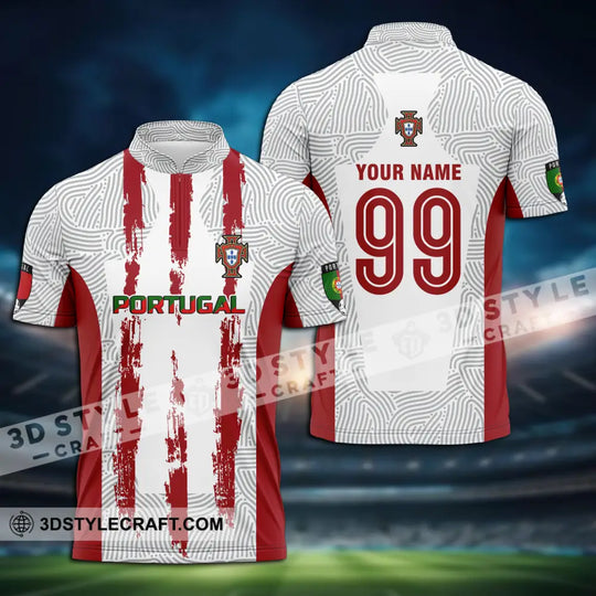 Unisex Shirt - Custom Name And Number Shirt, Euro 2024 Portugal National Team Shirt style option 3