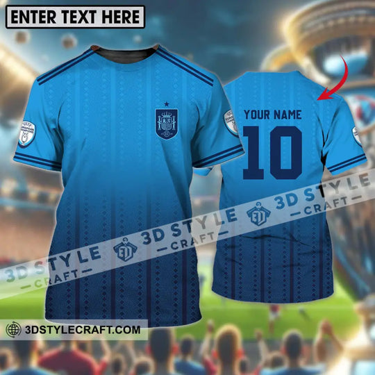 Unisex Shirt - Custom Name And Number, European Champions 2024 style option 1