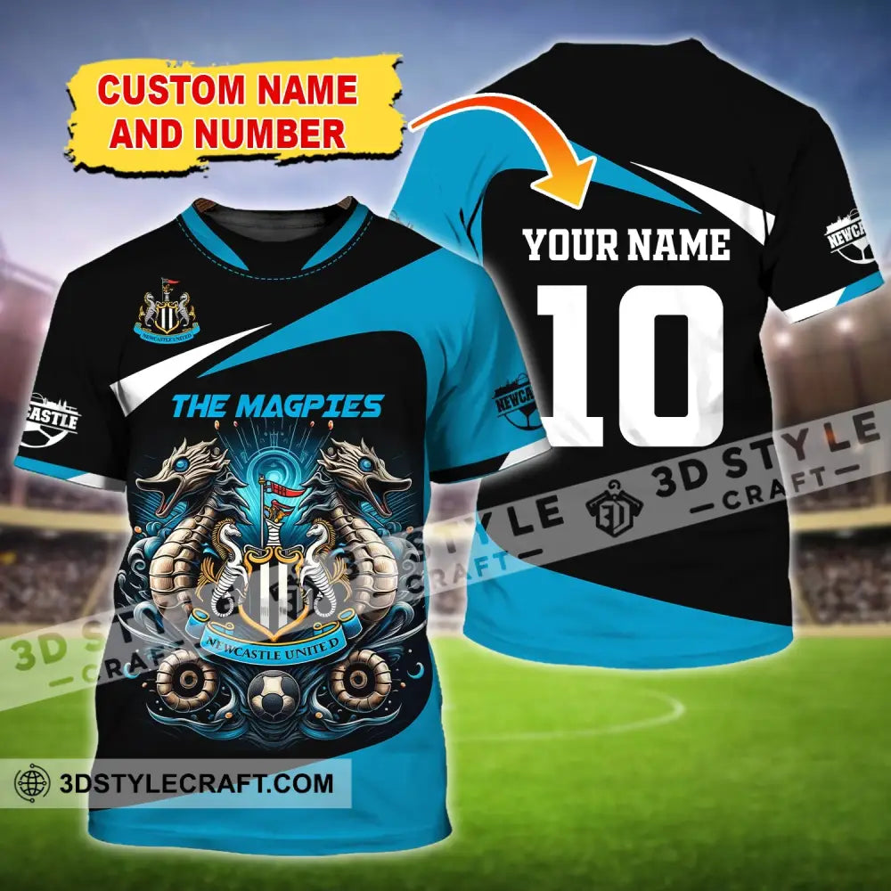 Unisex Shirt Custom Name And Number Football Euro 2024 Newcastle United Polo Long Sleeve T-Shirt